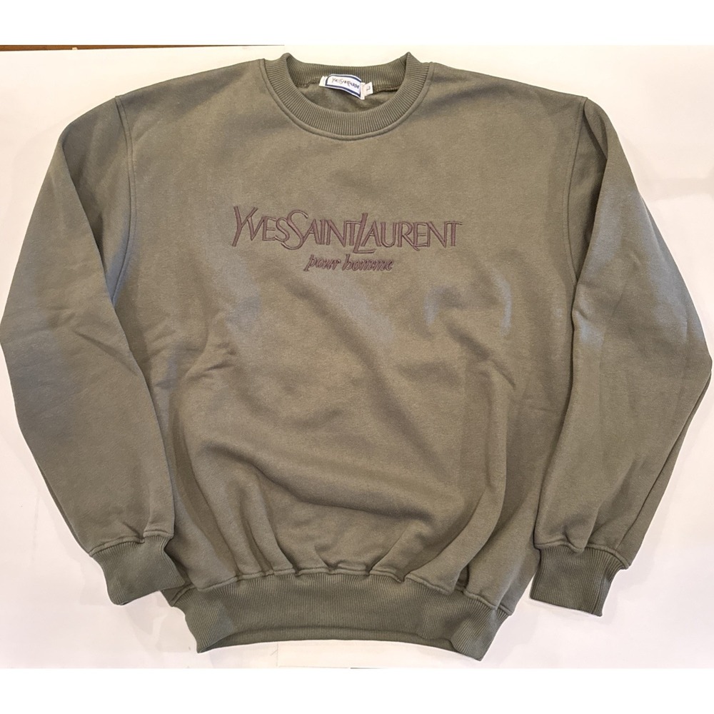Vintage Yves Saint Laurent sweatshirt Large Green